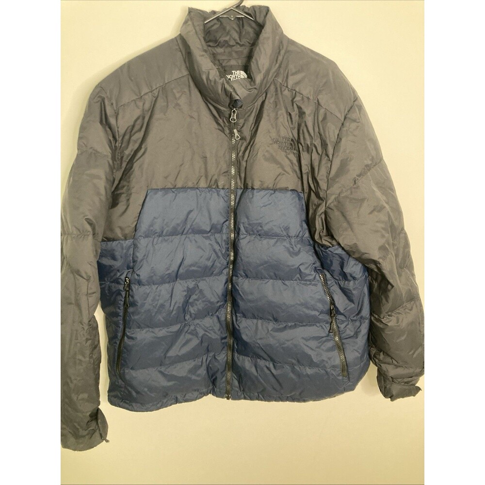 The North Face Mens Navy Black 1996 Retro Nuptse 700 Down Puffer Jacket  XXL